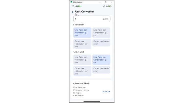 Android Unit Converter